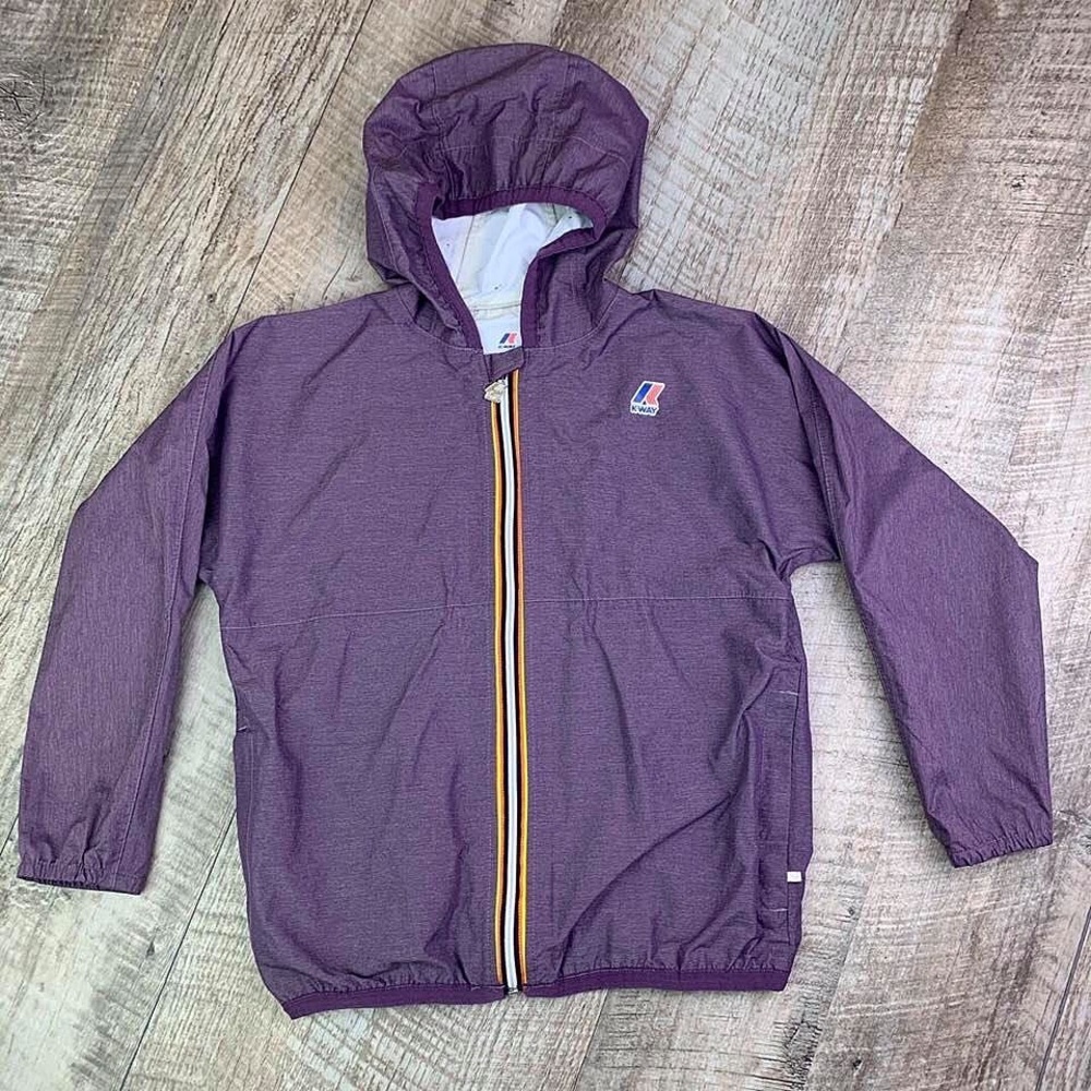 K-WAY Hooded Jacket ~ Size 8Y